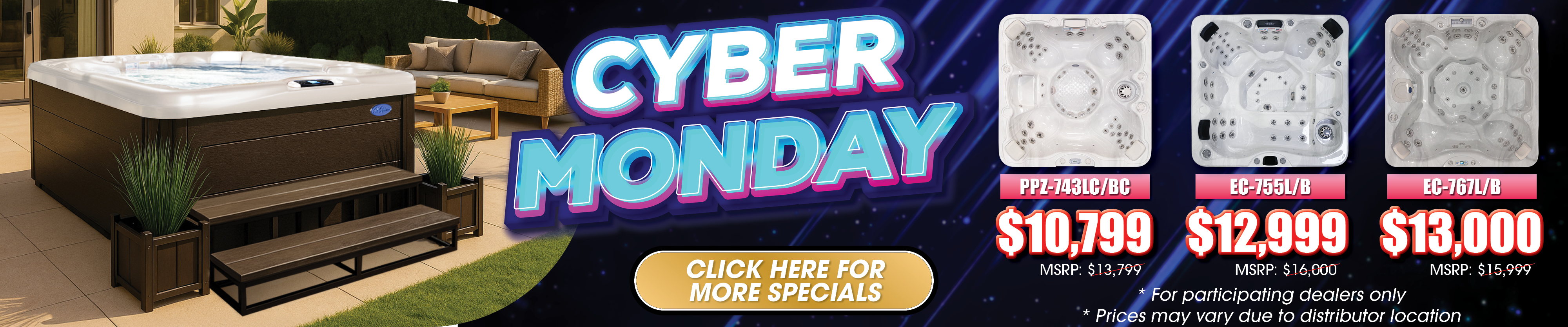 Calspas hot tub being used in a family setting - Albuquerque