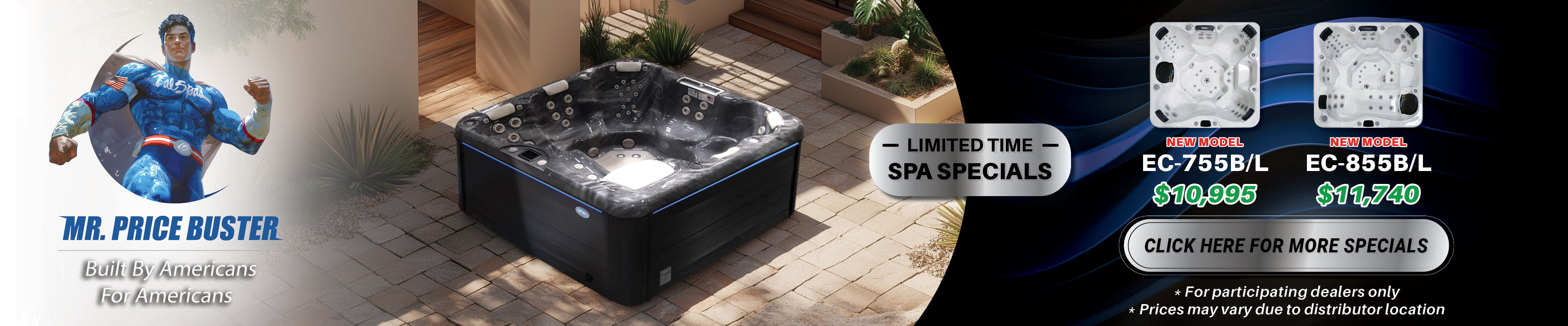 Calspas hot tub being used in a family setting - Albuquerque